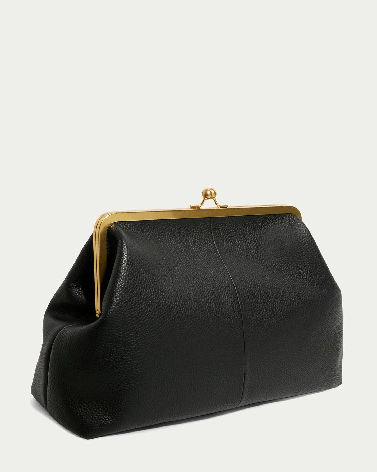 SALE 25% OFF - Kisslock Frame Gen Soft Cowhid Handbag