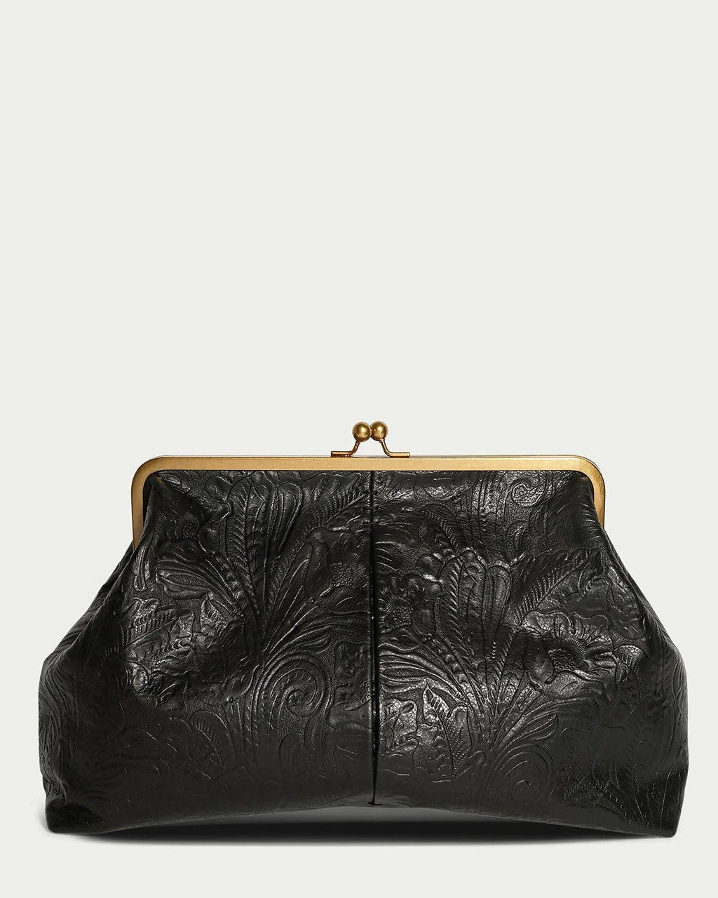 SALE 25% OFF - Kisslock Frame Gen Soft Cowhid Handbag