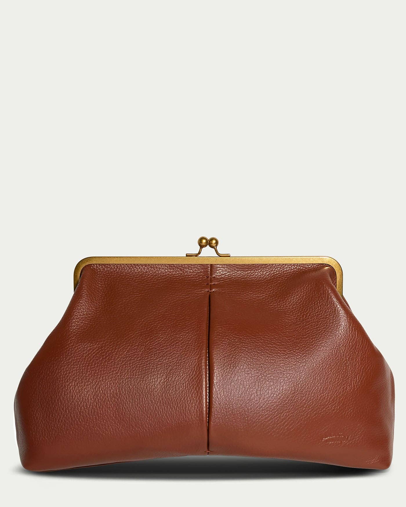 SALE 25% OFF - Kisslock Frame Gen Soft Cowhid Handbag