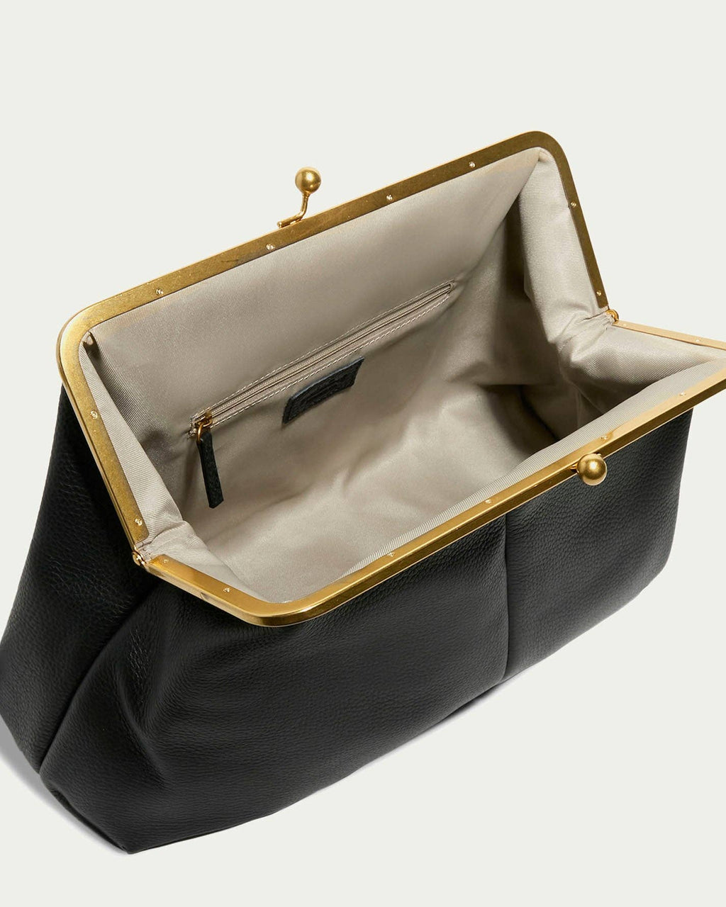 SALE 25% OFF - Kisslock Frame Gen Soft Cowhid Handbag