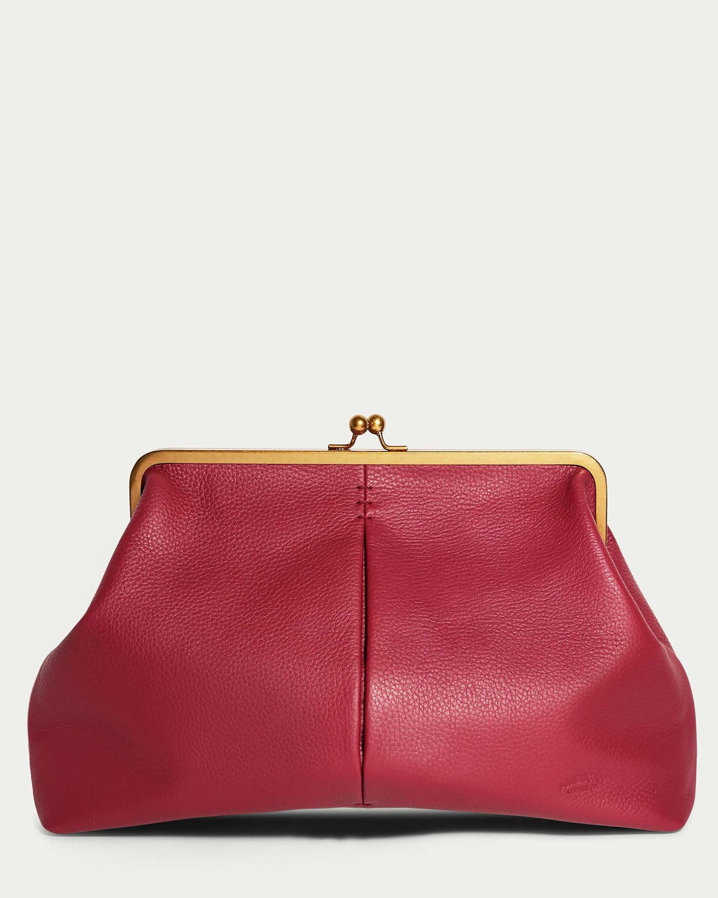 SALE 25% OFF - Kisslock Frame Gen Soft Cowhid Handbag